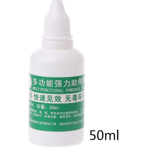 Powerful Rosin Soldering Agent No-clean Flux Stainless Steel White Steel Plate Iron 18650 Battery Welding Water Liquid Flux