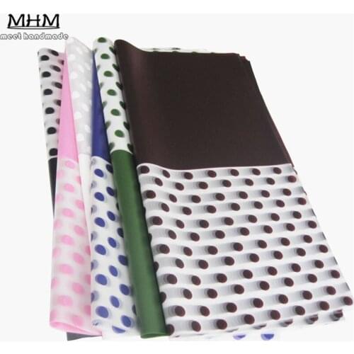 New Arrival 10 Sheets/lot Flower Bouquet Florist Gift Wrapping Material Round Dot Plastic Paper Pack 60*60cm