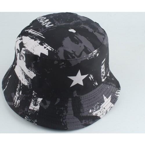 Bucket Hat Black Women Summer Sun Beach Reversible Breathable Men Holiday Outdoor Accessory For Teenagers