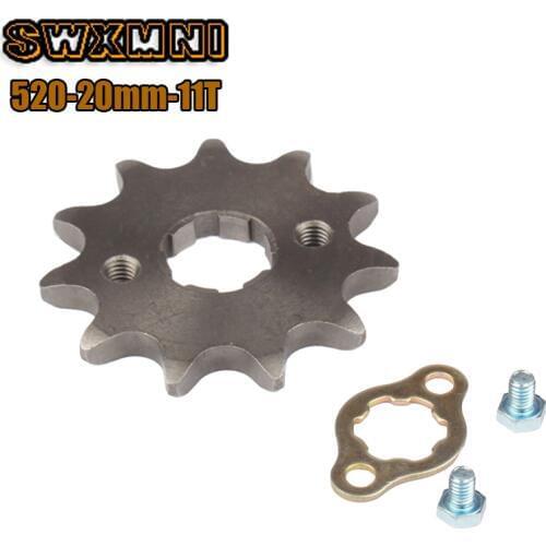 Motorcycle Steel 520 chain 20mm 11T Teeth Front Engine Sprocket For Honda Lifan ZongShen YCF ATV Quad Dirt Pit bike Buggy