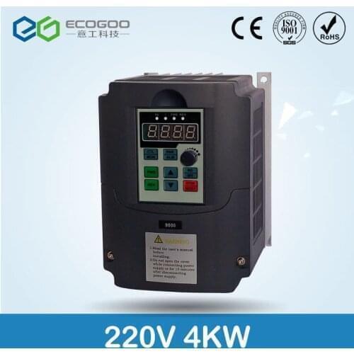 For Russian 220V 4KW Frequency Inverter Variable Frequency Converter 4kw inverter for Pump Motor 220v AC Drives