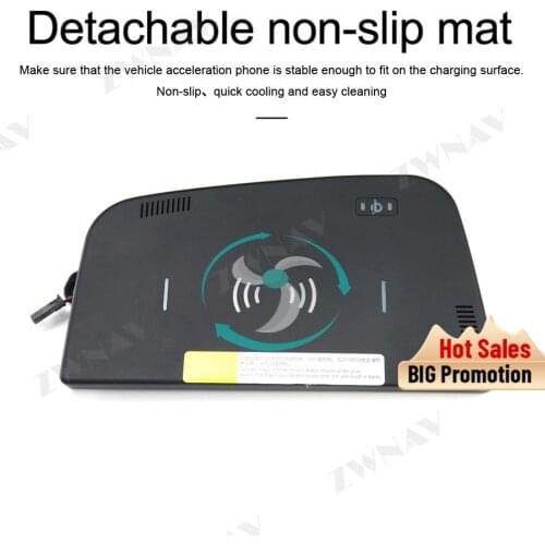 QI Car Intelligent wireless charger for KIA Keaion (K4)2017-2018 Intelligent Infrared Fast Wireless Charging Car Phone Holder