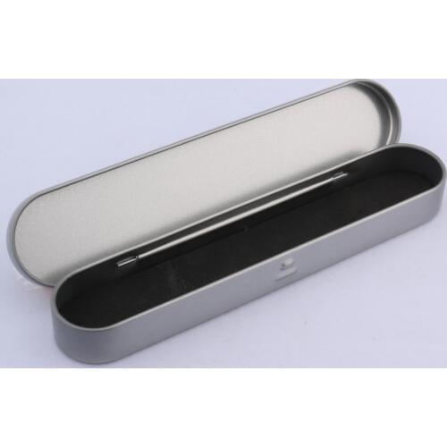 Luxury High quality stainless steel Tinplate pencil case ink pen gift Pencil Pens storage box Stationery Office Supplies