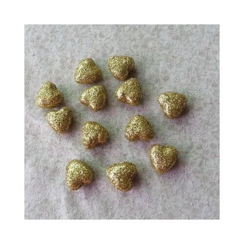 Gold glitter powder diy christmas decorative accessory candy box accessory