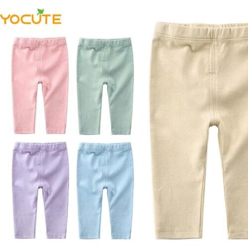 Newborn Baby Pants 100% Cotton Baby Girl Clothes Children Toddler Girl Floral Pants Boys And Girls spring clothing