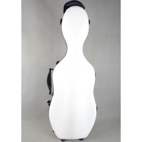 1pcs adjustable hard glass fiber white Viola case for viola 15"-17 inch