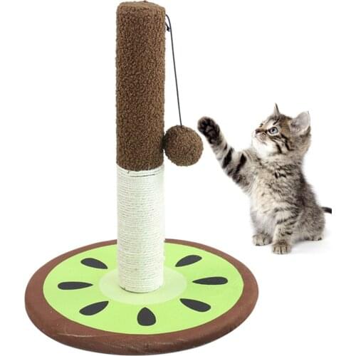 1Pcs Funny Cat Scratching Post Sisal Kiwi Creative Kitten Scratch Cats Toy Pet Scratcher For Pet Product Supply Cat Accessories