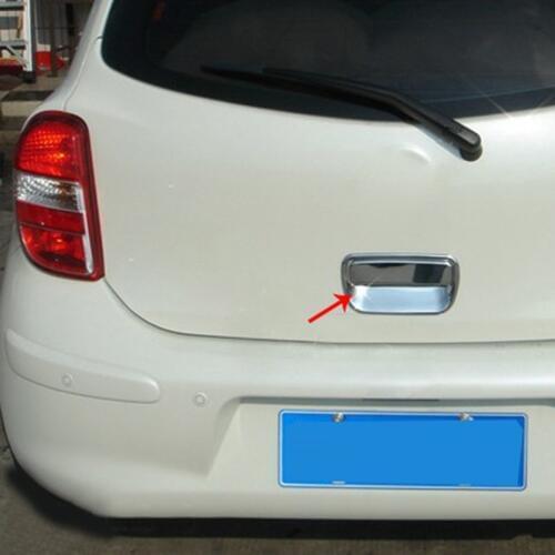 2pcs abs for NISSAN MICRA 2010-2015 rear tailgate Door Handle bowl decorate