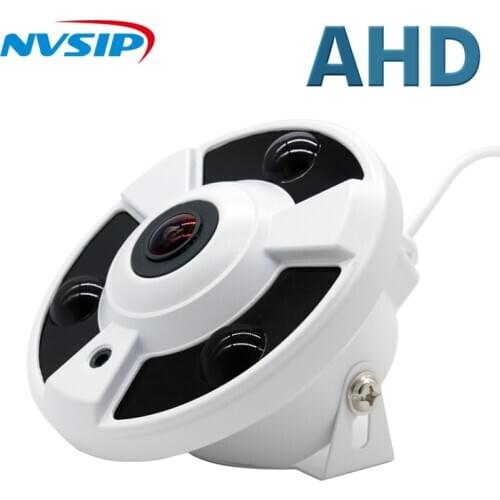 AHD CCTV Camera Wide Angle Fisheye Panoramic Camera AHD Infrared Surveillance Camera Security Dome Camera 1080P