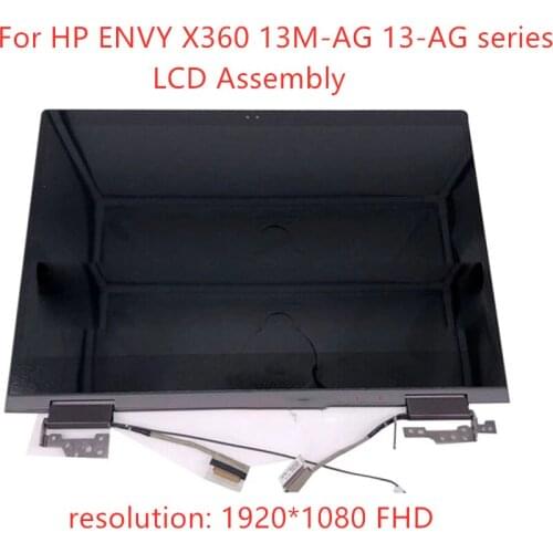 Free shipping FHD 1920*1080 New 13.3 inch for HP ENVY X360 13-AG 13M-AG LCD LED Touch Screen Complete Assembly L19577-001
