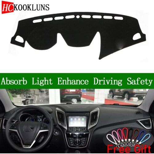 For changan CS75 2013 2014 2015-2017 Dashboard Cover Sun Shade Dash Mat Pad Carpet Car Stickers Interior Accessories