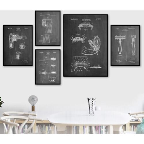 Black and White Chalk Canvas Painting Feeling Home Decoration Bathroom Decoration Wall Posters and Prints Toilet Paper Poster