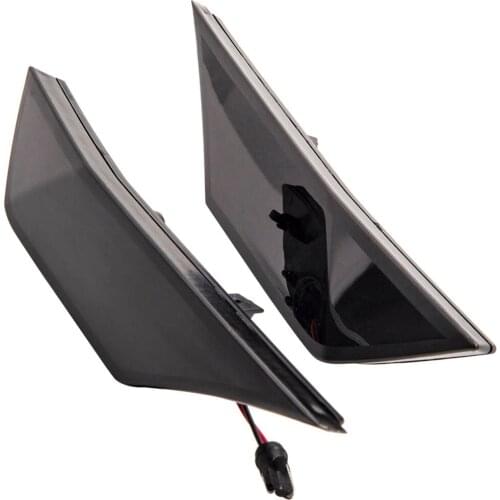 2PCS Smoke Lens LED Side Marker Light Turn Signal White DRL for Honda Civic 2016-up