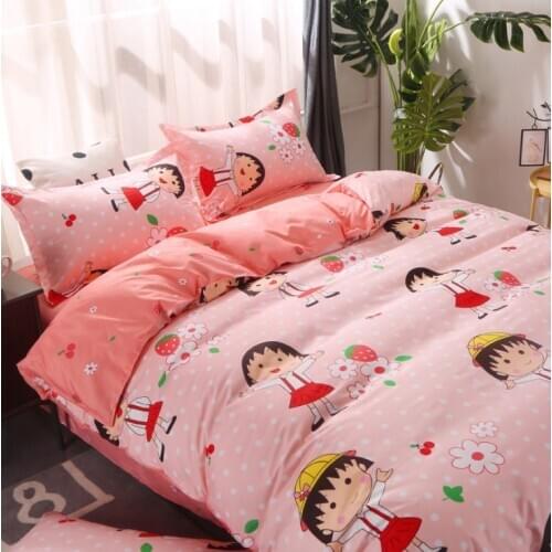 Classic bedding set 5 size grey blue flower bed linen 4pcs/set duvet cover set Pastoral bed sheet AB side duvet cover 2019