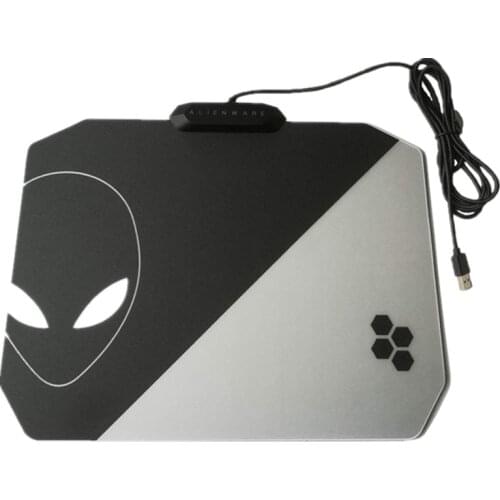 RGB Luminous Mouse Pad Frosted Resin Waterproof Sweatproof Backlight Atmosphere Discoloration for Alienware ROG Game Mouse