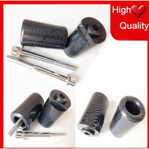 Motorcycle For 2002-2003 Kawasaki ZX9R ZX-9R Carbon No Cut Frame Sliders crash Falling protection