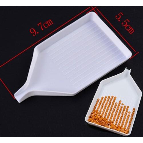 New 3D DIY Diamond Painting Accessories Diamond Embroidery Tool Large Capacity Big Drill Plate Plastic Tray Big Kits Gift