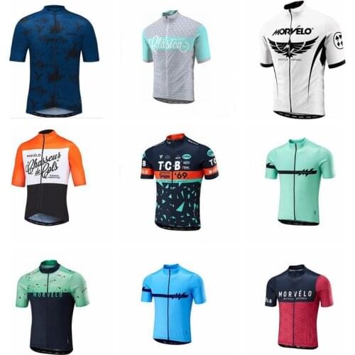 2018 Morvelo Cycling Jersey Pro Bike Wear Ropa Ciclismo Bicycle Clothes Summer MTB Clothing Uniforms Ciclismo K122705