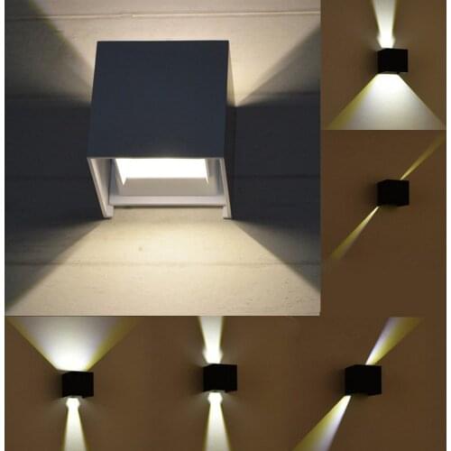 Outdoor Waterproof Wall Lamp 7W/12W Modern Home Decor Adjustable LED Wall Lights For Kitchen Corridor Bedroom Loft Lighting