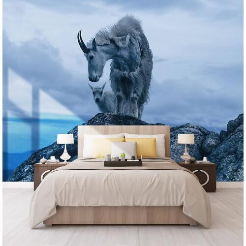 Bacal Custom 3D Wallpaper Modern HD Deer Horse Wild Animal Murals Abstract Art Living Room Bedroom Background Wall Paintings