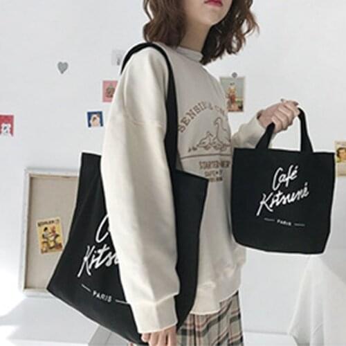 Handbag Printed Casual Cotton Shoulder Bag for Women