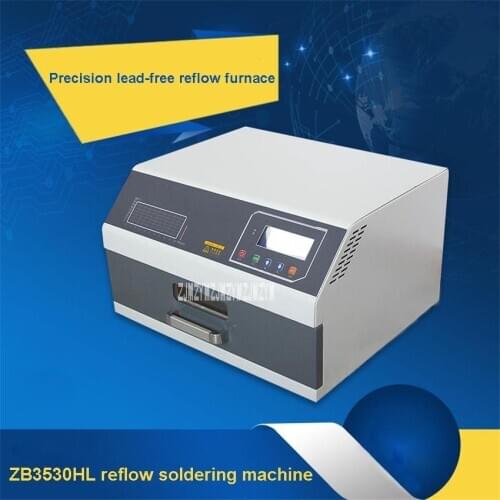 ZB3530HL Reflow Oven Infrared 3D Hot Air Soldering Reflow Oven Soldering Machine Small Reflow Soldering Oven 110V/220V 2400W