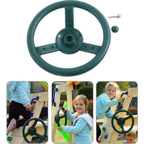 Outdoor Playground Wheel Toyusement Parts Racing Plastic Outdoor Small Dia Cabin Accessories Toys Steering Games Swing G0X3