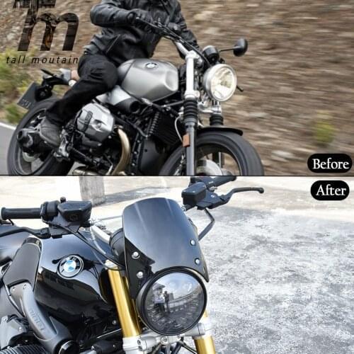 Windshield Windscreen For BMW R NINE T R9T 2014 2015 2016 2017 2018 2019 2020 Headlight Fairing R 9 T R NINET Motorcycle Parts