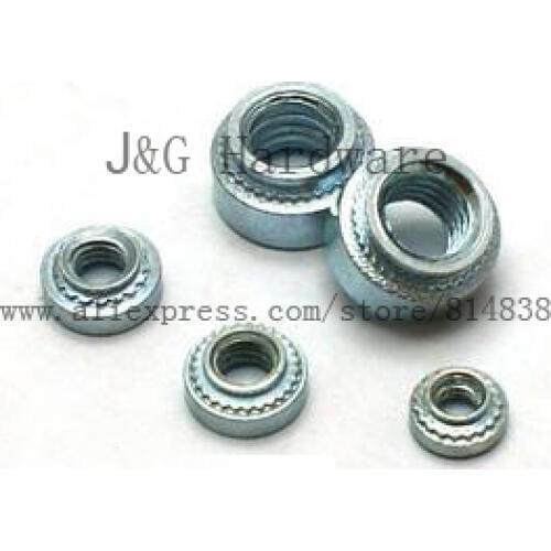 Wkooa Round nuts Metric self clinching nuts Pressure riveting nuts S-M6-2 500 pieces