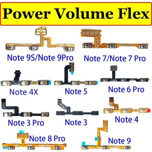 For Xiaomi Redmi Note 6 Pro Power Volume keypad button Control flex cable Repair Replacement