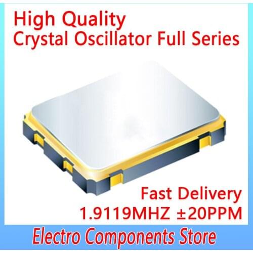 4Pin 2520 2.5*2.0mm Quartz Crystal Oscillator Low Power Consumption 1.9119MHZ 1.8V ±20PPM Chip Active Crystal Oscillator OSC