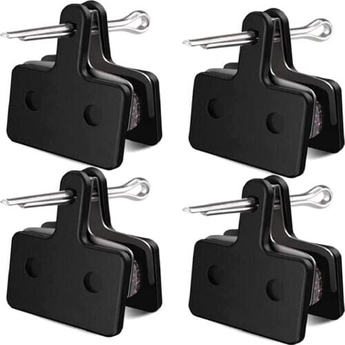4 pairs Bike Disc Brake Pads Semi-Metallic Bicycle Hydraulic Disc Brake Pads for Avid Elixir 1 3 5 7 R CR BR-M375 M445 M446