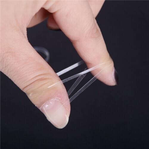 500pcs Clear Ponytail Holder Elastic Rubber Band Hair Ties Ropes Rings Plastic Solid Microfiber Unisex