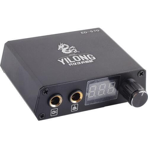 New ED-570 Tattoo Power Supply Digital LCD blue screen Tattoo Power Supply For Tattoo Machine Kit Free Shipping