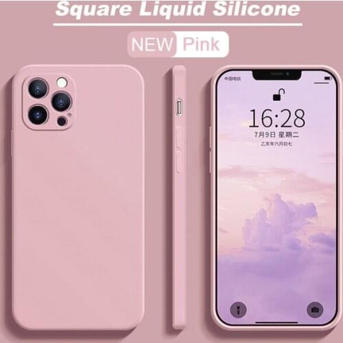 Phone Case For OnePlus 9R 6 6T 7 7T 8 8T 9 Pro Fashion shockproof dust-proof Multicolor Straight Edge Liquid Soft Silicone Cover