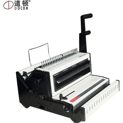 DC-2600 manual 3:1 comb binding machine and wire binding machine comb book binding machine wire book binding machine