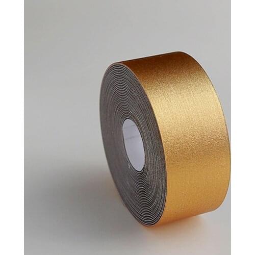 Home Decor Wallpaper Gold Silver Black Strip Stairs Skirting Floor Wall Stickers Adhesive Waist Line Gap Sealing Waterproof Tape