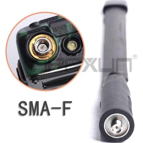 Flexible Radio Tactical Antenna Foldable SMA-F Female VHF UHF 144 440 Mhz Baofeng UV 82 5R UV5R BF-888S AR F8 152 Walkie Talkie