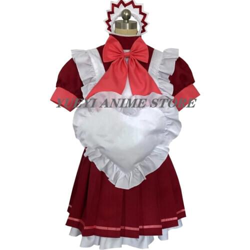 Halloween Tokyo Mew Mew Momomiya Ichigo Maid Dress Cosplay Costume Game Japanese Anime Outfit Coffee Lolita