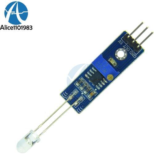 3.3-5V input LM393 light Sensor Module for Arduino DO/AO output Dupont cables Board