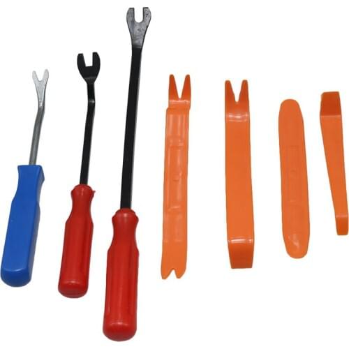 7 Pcs/set Car Installation Kits Car Radio Removal Tool Car Audio Panel Door Clip Panel Trim Dash Removal Tool