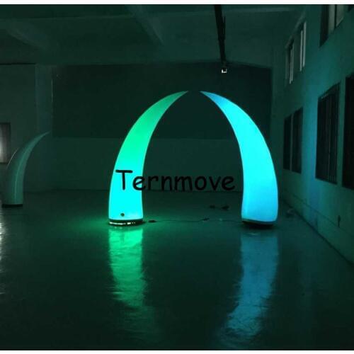 Inflatable tusk balloon party event decoration Inflatable LED Ivory Glowing in the Dark Lighted Tusk with Blower