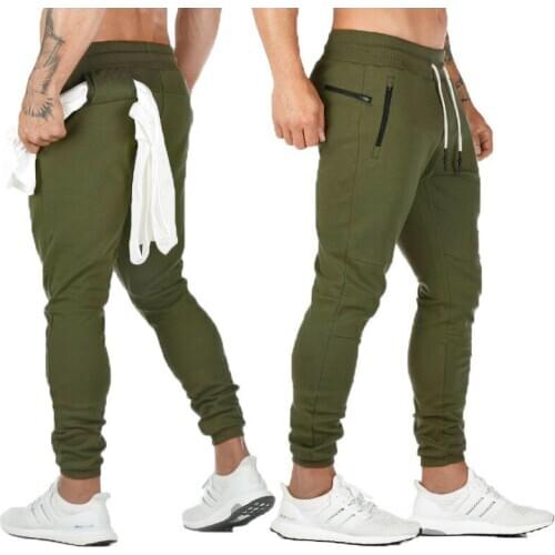 Autumn Winter Male Running Pants men Joggers Sweatpants Men Training Pants Solid Color Gyms Fitness Workout Sportswear Trousers