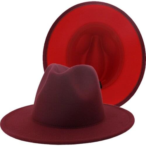 Autumn Winter British Claasic Men Women Elegant Patchwork Jazz Panama Fashionable Wide Brim Vintage Outdoor Cotton Hat