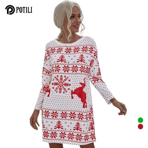 POTILI Fashionable Knitted Dresses