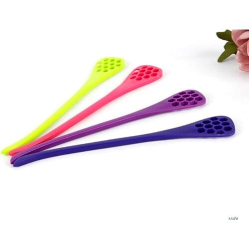 Salon Hairdressing Dyeing Brush Stirrer Dye Cream Whisk Honeycomb Hair Color Stirring Stick Rod Mixer Barber Tools