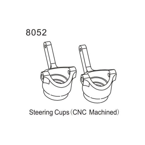 ZD racing 1/8 steering arm around 8052 Suitable for 08421,08421V2,08425,08425V2,08427V2,08428