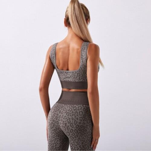 3 Styles Sexy Yoga Set Snake Pattern Leopard Sport Suit Workout Clothes Sport Seamless Leggings+Bra Tracksuit Women Fitness Gym