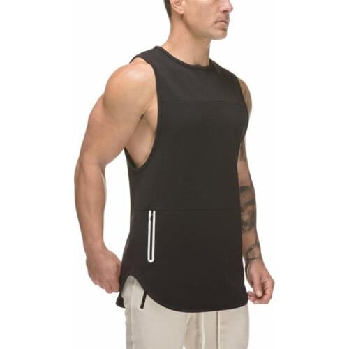 2021 Mens Vest Summer Round Neck Running Sports Fitness Quick-drying Vest Casual Fashion Mens Clothing High Quality Tank Top