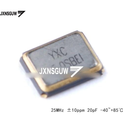 10PCS SMD passive crystal oscillator/YSX321SL 25MHz 10ppm 20pF X322525MSB4SI/4P